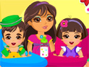 Dora Twins Babysitter (907 times)
