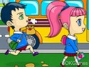 Hurry to School Coloring Game