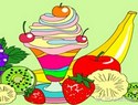 Ice-Cream Sundae Coloring Game Ice-Cream Sundae Coloring Game