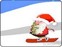 Santa Snowboard
