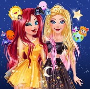 Barbie And Ariel Galaxy Fashionistas