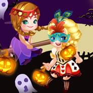 Elsa and Anna Halloween Story